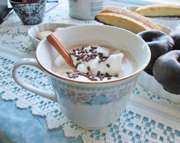 Make your own festive, easy hot chocolate buffet for your next gathering