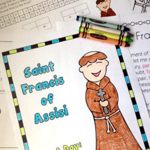 St. Francis of Assisi Printables and Worksheets for Kids