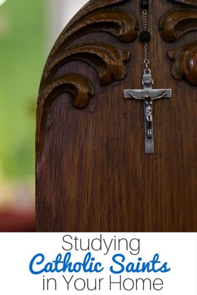 Studying Catholic Saints in Your Home