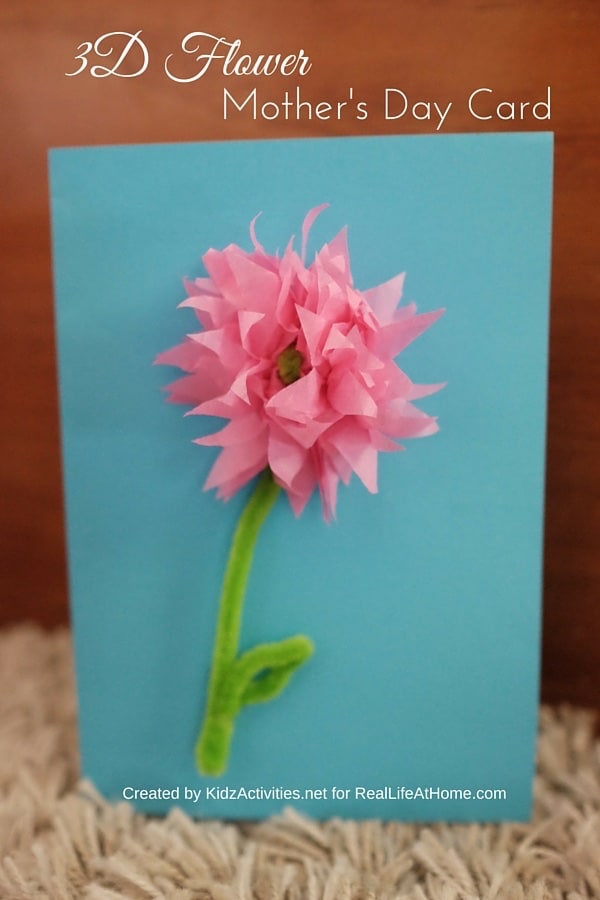 Tissue Paper Flower Craft - Easy Peasy and Fun