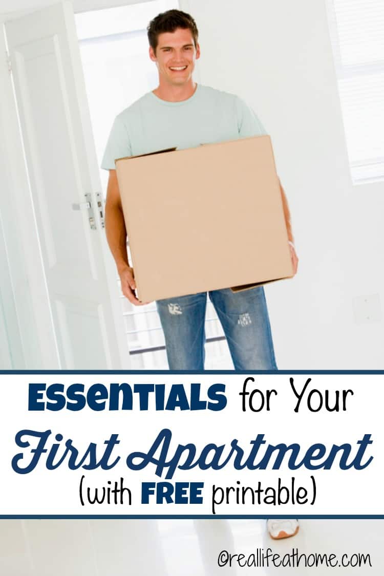 First Apartment Essentials {Plus a First Apartment Checklist}