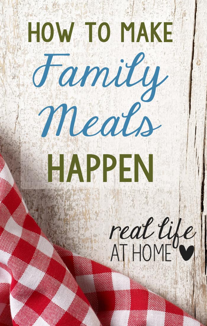 Busy schedules making family meals difficult? Here are some tips for making sure that shared family meals can happen!