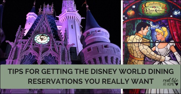 Trying to figure out how to get the Disney World dining reservations you really want? Come see some tips for getting those hard to get reservations, even if your trip is coming up soon