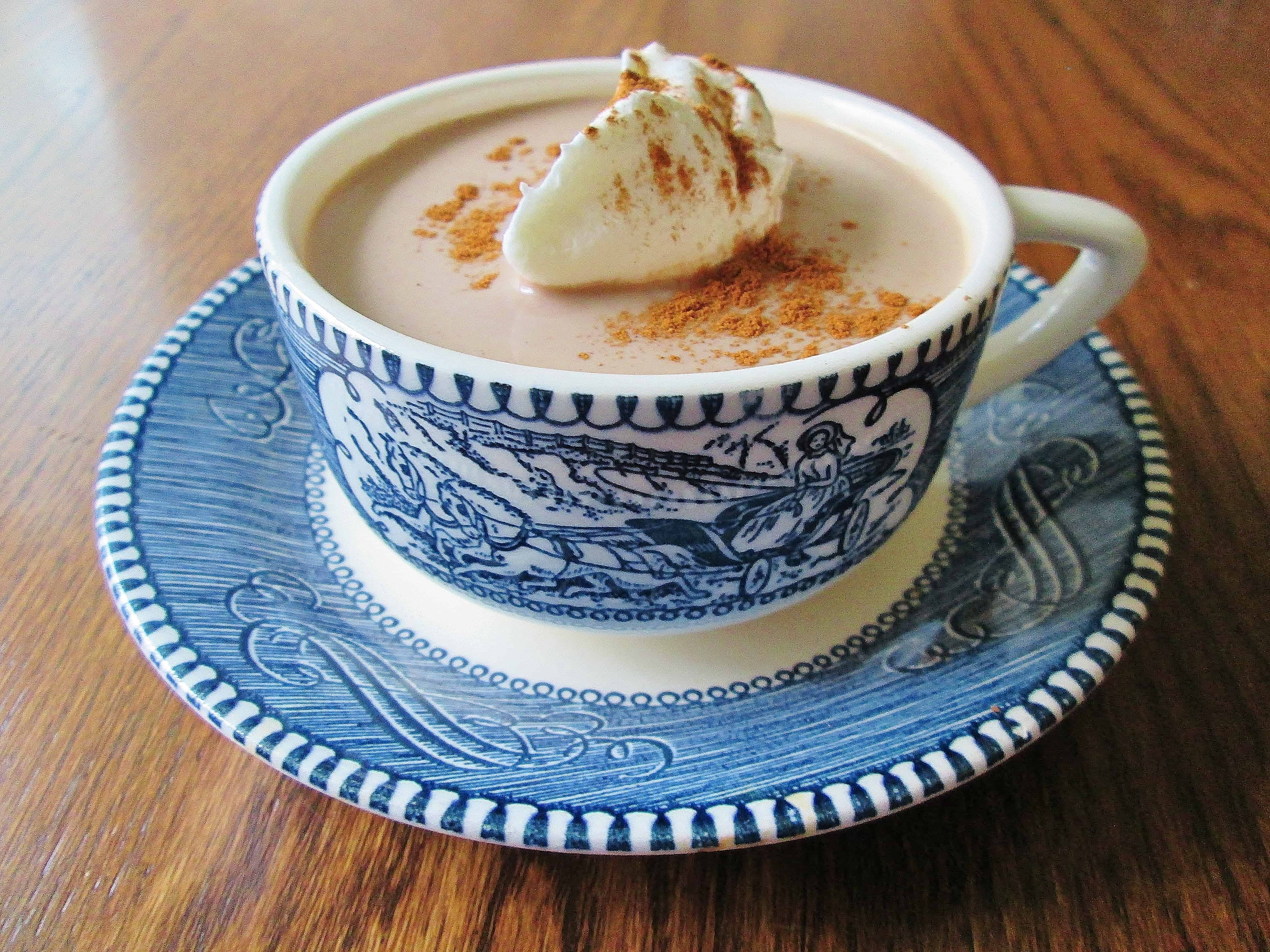 Homemade Cinnamon Caramel Hot Chocolate Recipe