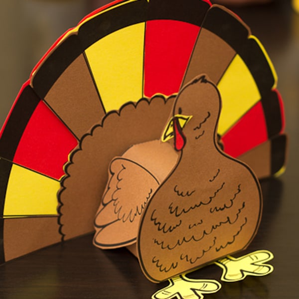 Printable Turkey Cut Out Project