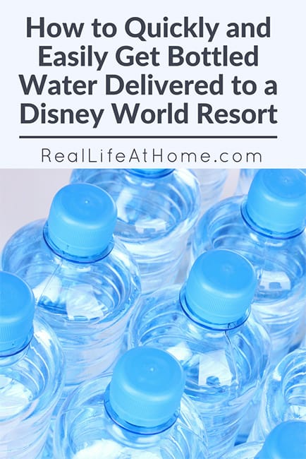 Need a quick and inexpensive way to get bottled water at Disney? We have an easy way to quickly get bottled water delivered to a Disney World resort.