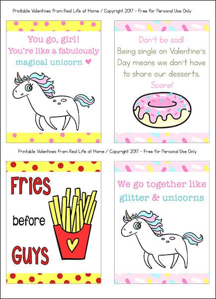 Looking for some fun and quirky valentine cards for kids? This set of eight free printable funny valentines for teens and tweens (or even younger kids or adults) is sure to bring about some smiles and maybe even a giggle or two. | Real Life at Home