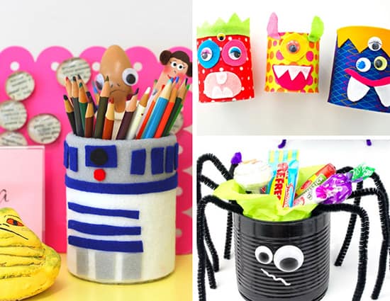 Don't just recycle your aluminum cans. Make some fun and easy recycled can crafts instead! Here are some great ideas for easy, kid-friendly aluminum can crafts. | Real Life at Home