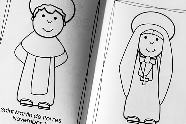 November Saints Coloring Book for Kids | Real Life at Home