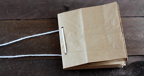 Paper Bag Album Assembly - Step 4