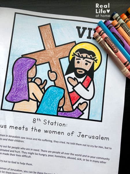 Printable Stations of the Cross for Children (Booklet and Reflections)