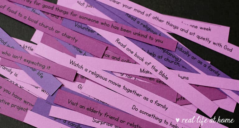 50+ Lent Ideas Printable: Things to Add and Things to Give Up for Lent