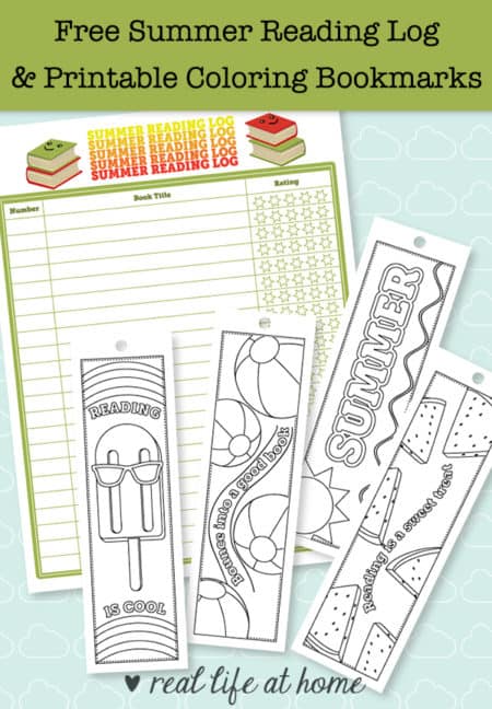 Free Printable Summer Reading Log And Printable Bookmarks To Color free-printable-summer-reading-log-and-printable-bookmarks-to-color