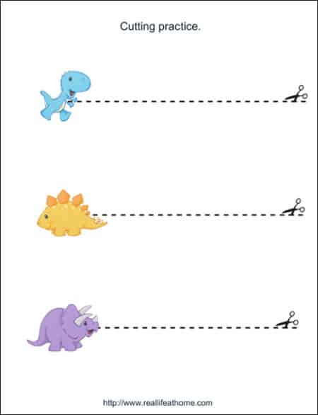 dinosaur tracing printables