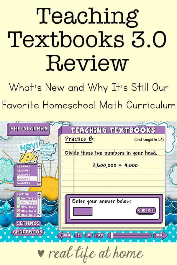 Teaching Textbooks 3.0 Review: What's New and Why It's Still Our Favorite Homeschool Math Curriculum