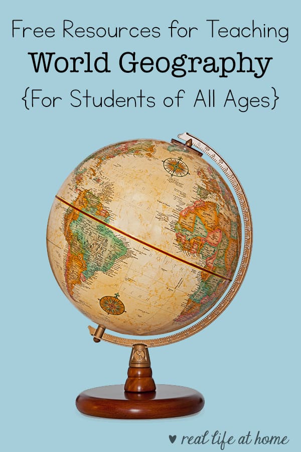 Need some free world geography resources? Don't miss this list of websites, printables, games, books and other ideas for you to utilize at school or home.