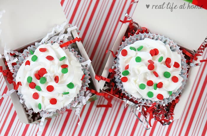 Cupcake Christmas Bath Bombs (wrapped in cupcake boxes)