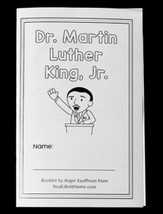 Dr. Martin Luther King Jr. Printable Book for 2nd - 5th Grade