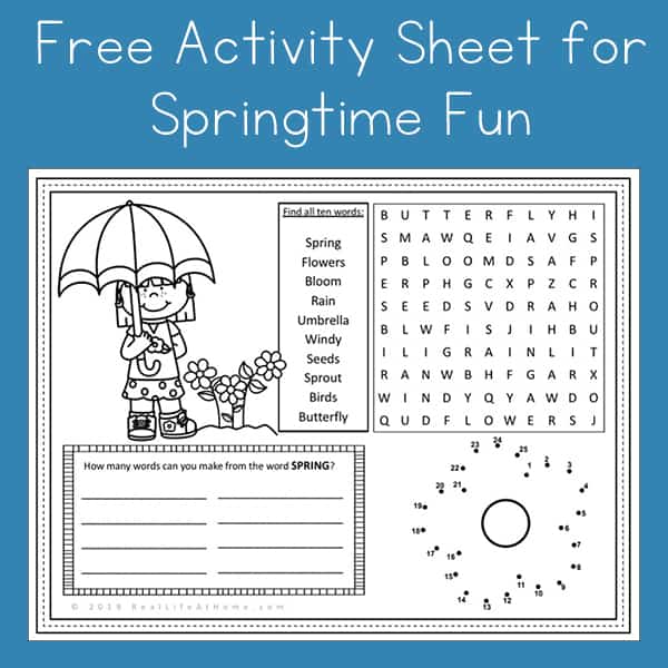 Free Printable Activities for Kids
