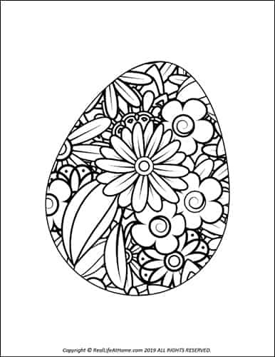 coloring pages for adults easter