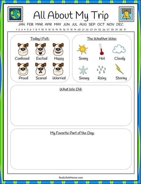 Student Travel Journal Template Infoupdate student-travel-journal-template-infoupdate