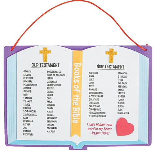 Easy Books of the Bible craft