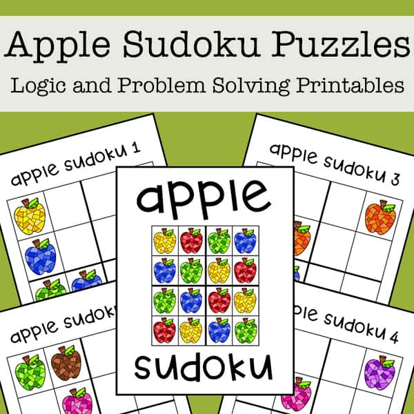 Printable Sudoku Puzzles for Kids - 4x4 - Easy