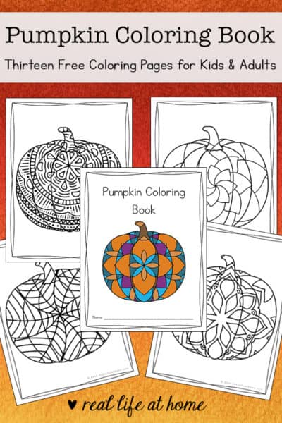 Pumpkin Coloring Pages (Free Printable Pumpkin Coloring Book)