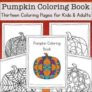 Fall Pumpkin Coloring Sheets for Kids and Adults