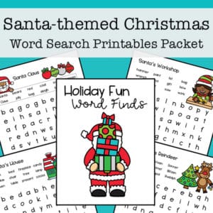Free Christmas Word Search Printables: Santa, Reindeer, Elves, &amp; More