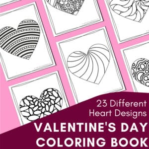 Valentine's Day Coloring Pages for Kids and Adults (with free and paid options)