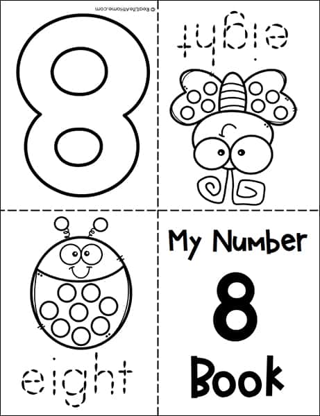 My Numbers Mini Books (for numbers 1 - 10) with an insect theme from Real Life at Home