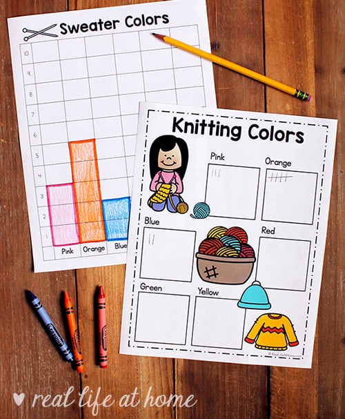 Polling and Graphing Worksheets and Activity for Kindergarten - 2nd Grade