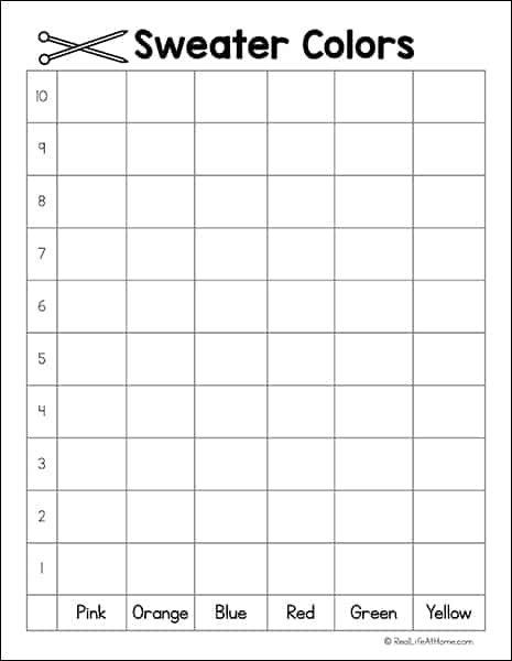 Polling and Graphing Worksheets and Activity for Kindergarten - 2nd Grade: Free Printable for Learning to Gather, Record, Compare, and Analyze Data