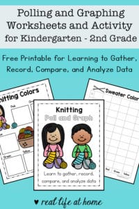 Free Polling and Graphing Worksheets for Kindergarten - 2nd Grade
