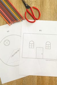 Fairy House Craft Project for Kids with Free Printable Template