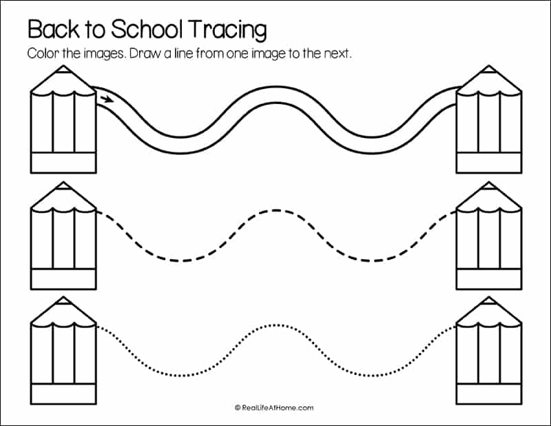 School Line Tracing Page