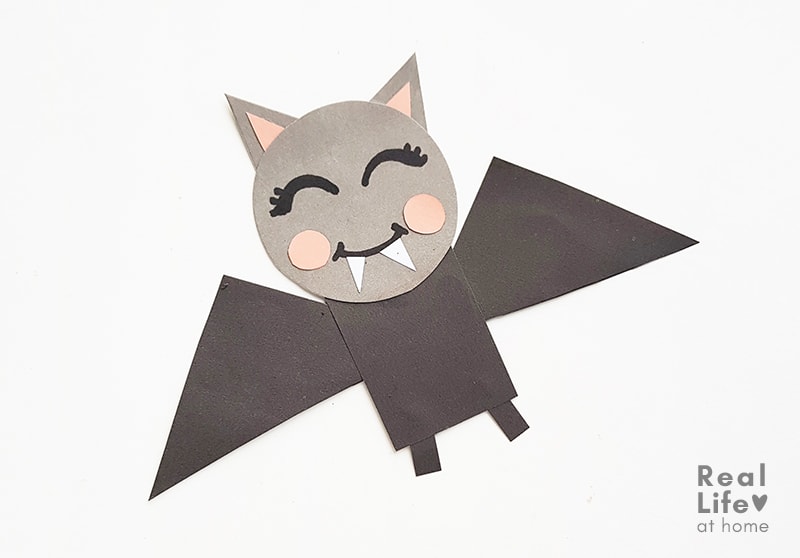 Bat Craft for Kids with Free Template