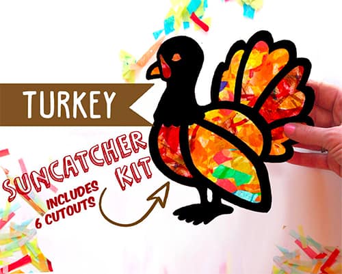 Turkey Suncatcher Craft