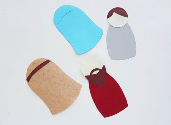 Nativity Craft for Kids: Nativity Stick Puppets with Free Printable Patterns