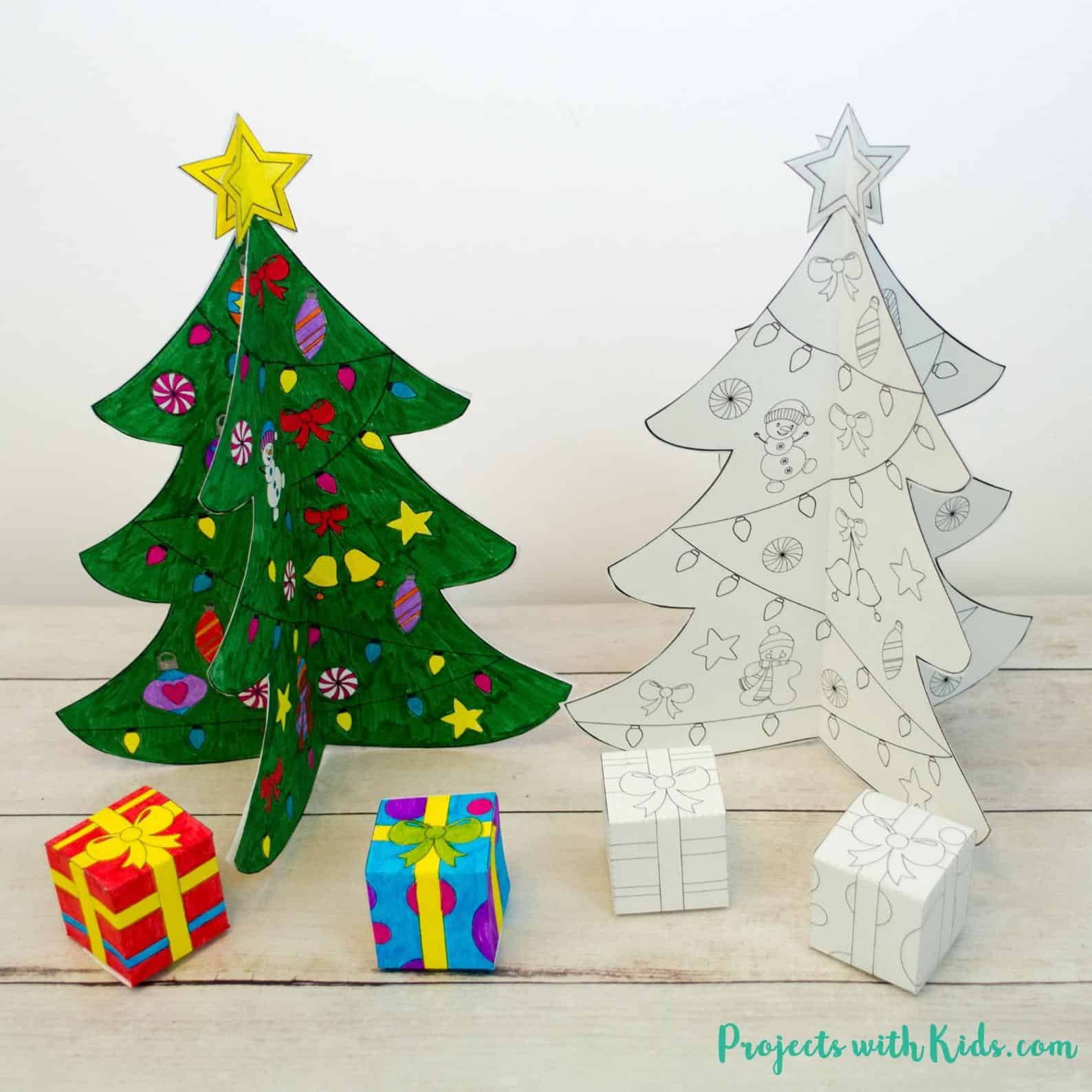 Printable Christmas Tree Craft