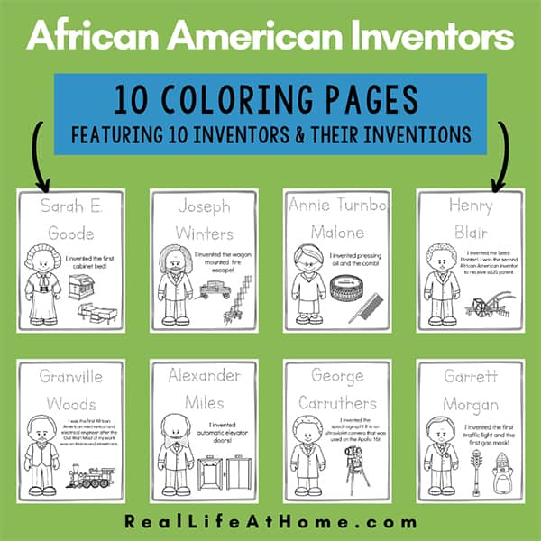 African American Inventors Printables