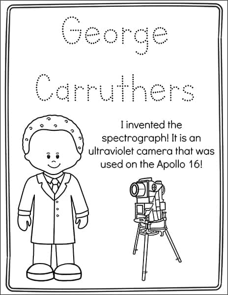 african american inventors coloring pages