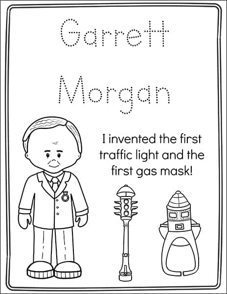 Garrett Morgan Coloring Page