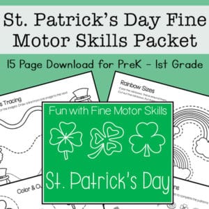 St Patrick's Day Fine Motor Skills Packet
