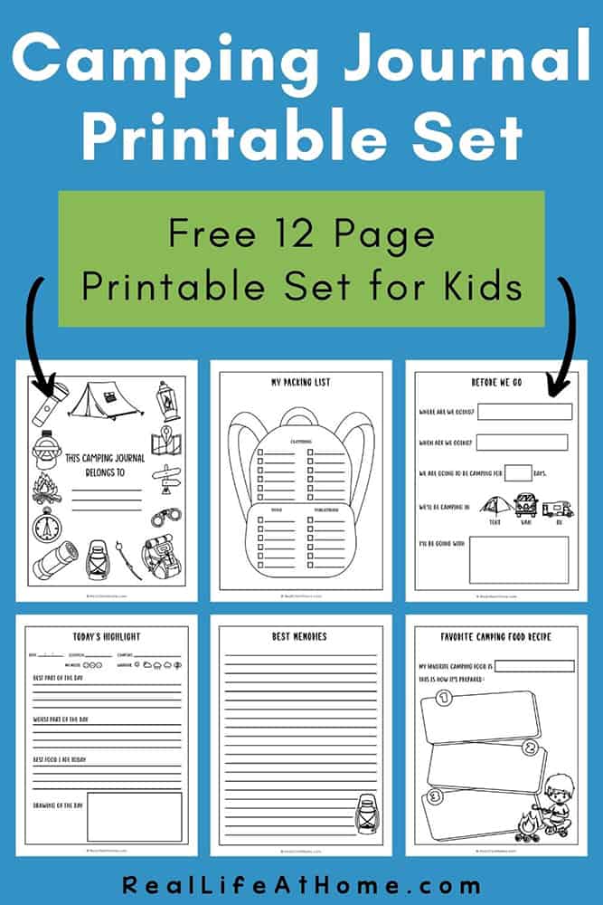 Camping Journal Template