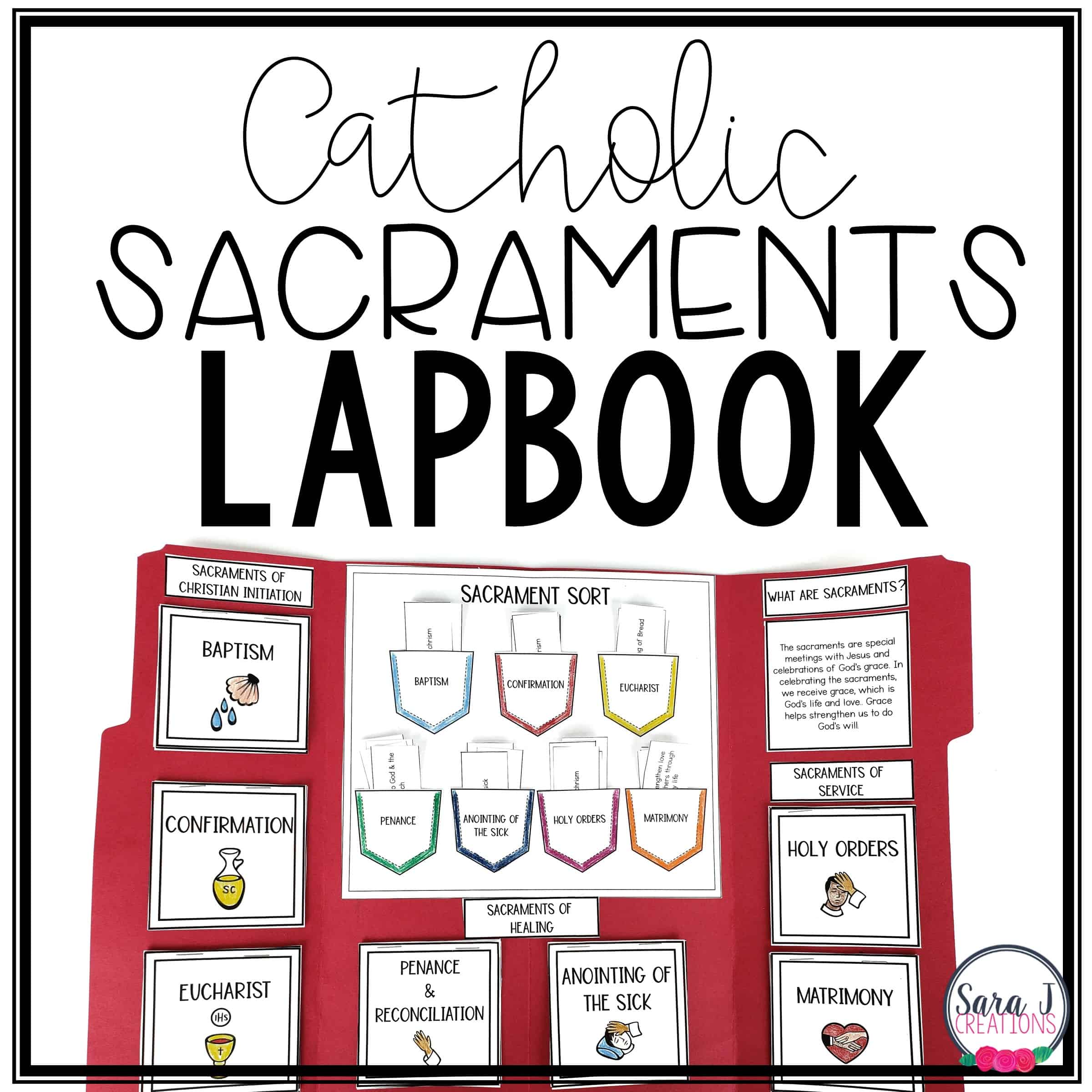 Seven Sacraments Lapbook
