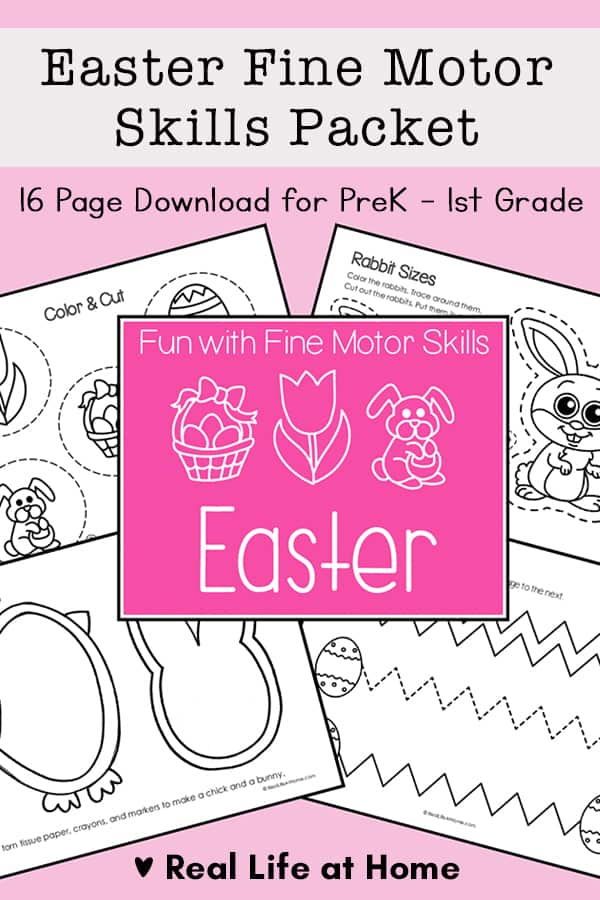 Easter Fine Motor Skills Packet