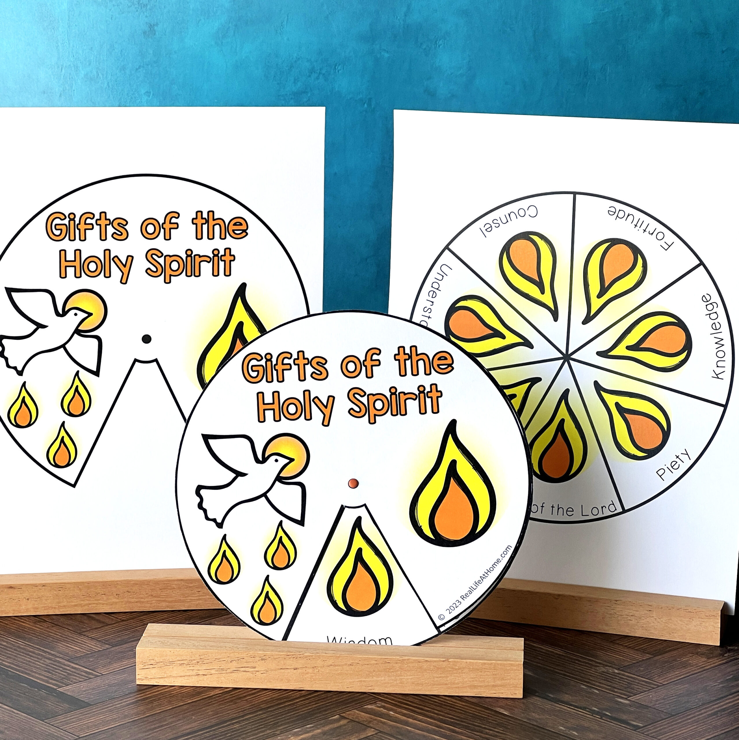 Gifts of the Holy Spirit Printable Spinner Wheel Activity Gifts of the Holy Spirit Printable Spinner Wheel Activity.