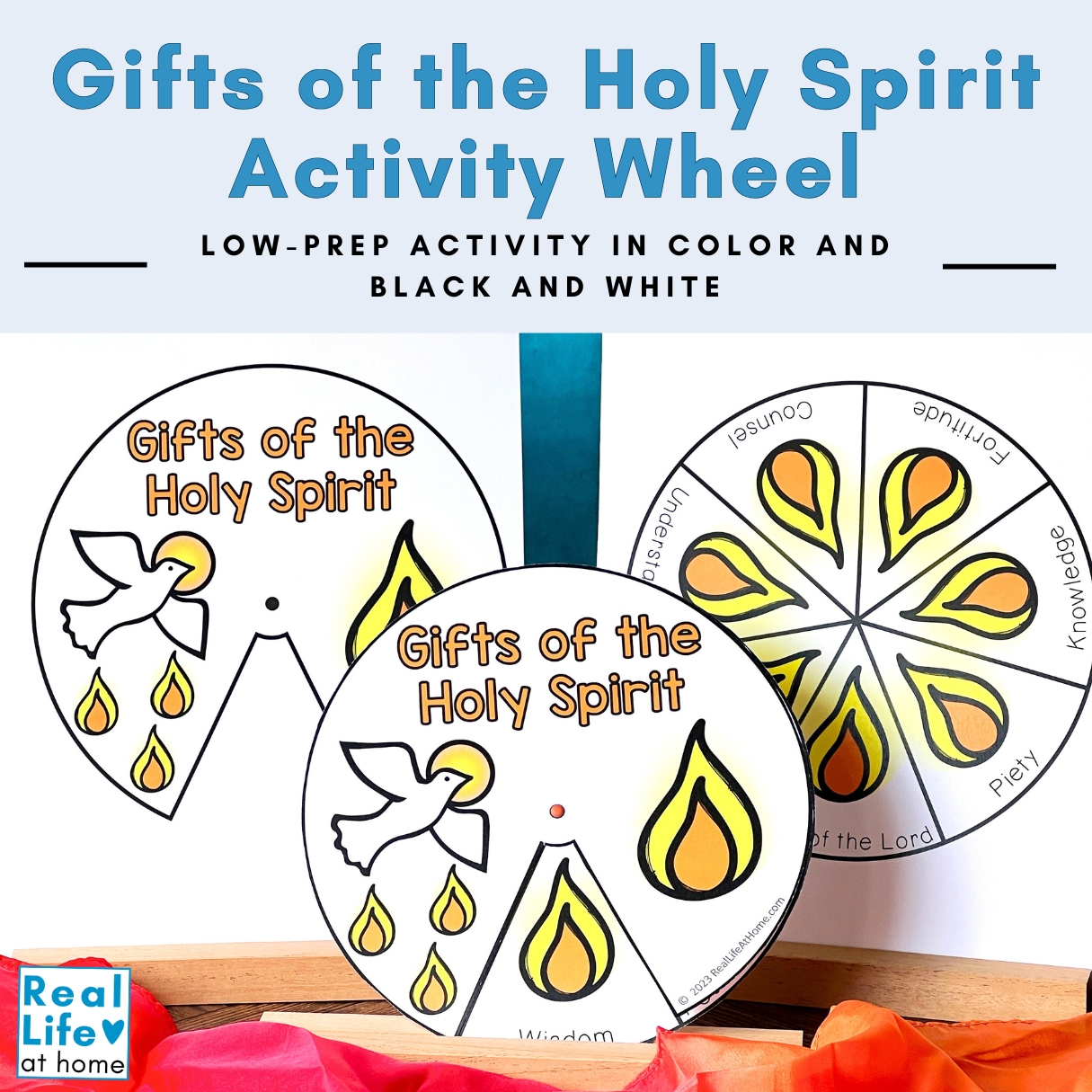 Seven Gifts of the Holy Spirit Activity Wheel Printables for Kids Seven Gifts of the Holy Spirit Activity Wheel Printables for Kids.